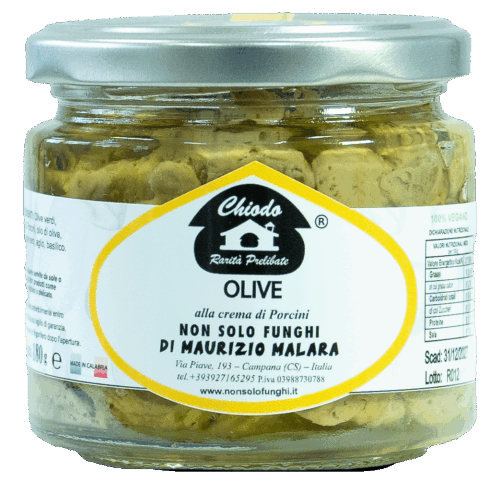 Olive alla crema di porcini