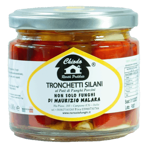 Tronchetti Silani al Patè di Funghi Porcini